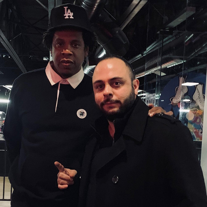 Kiarash Behain with Shawn JAY-Z Carter